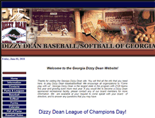 Tablet Screenshot of dizzydeanga.org